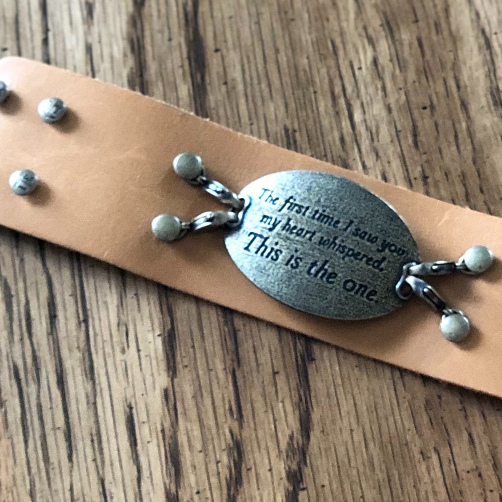 Antique Brass Bracelet Charm by LE